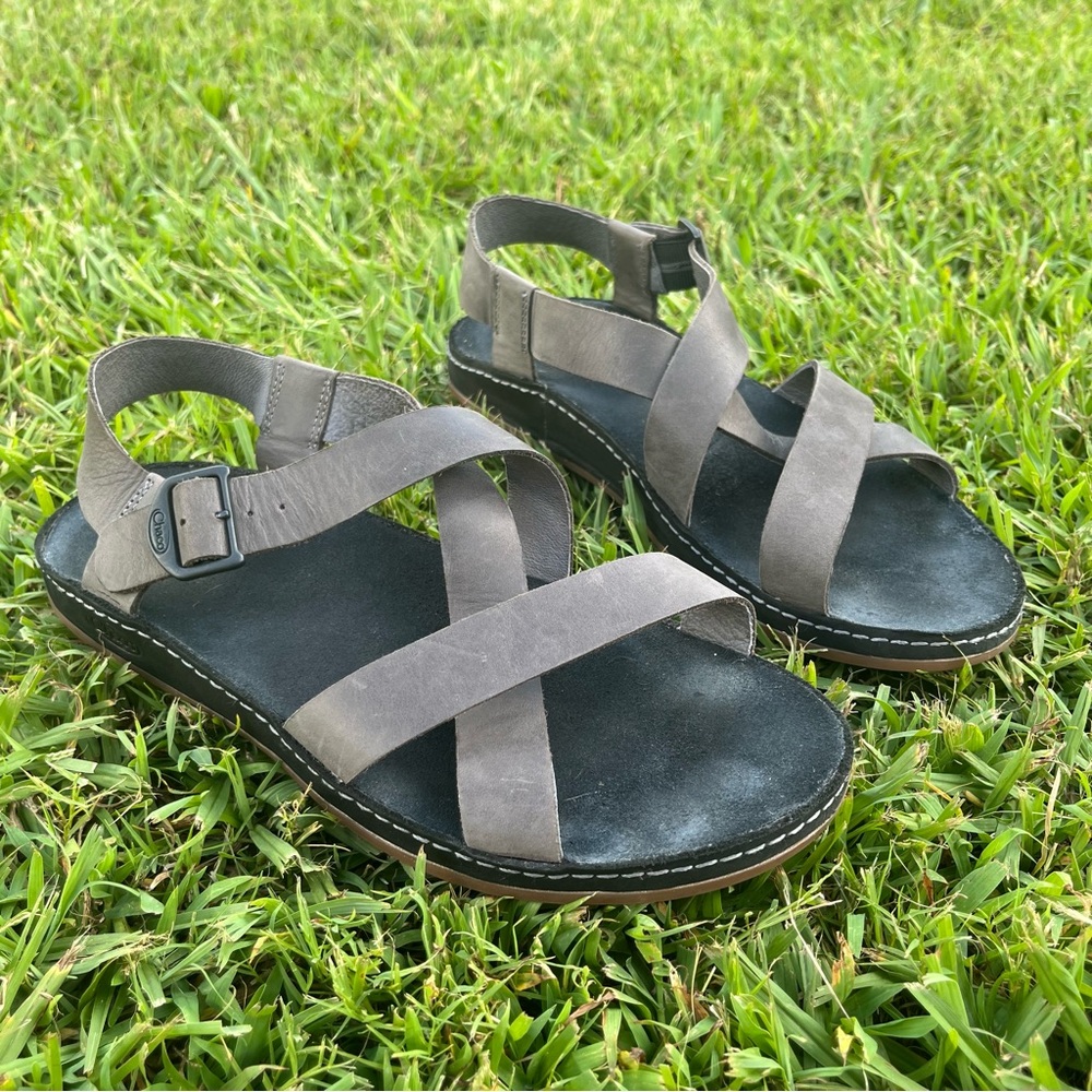 Chaco Wayfarer Sandals Tornado Size 9 Comfort Leather Shoes Buckle - Picture 8 of 8